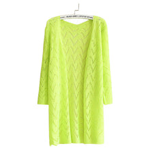 Wave Stripe Casual Long Sleeve Cardigan Knitted Sweater Coat Outwear 9 Colors J4U66