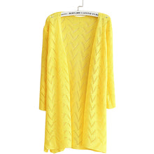 Wave Stripe Casual Long Sleeve Cardigan Knitted Sweater Coat Outwear 9 Colors J4U66