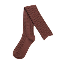Wool Braid Over the Knee Thigh Highs Hose Stockings Twist Warm Stocking PY8 J4U66