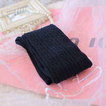 Wool Braid Over the Knee Thigh Highs Hose Stockings Twist Warm Stocking PY8 J4U66