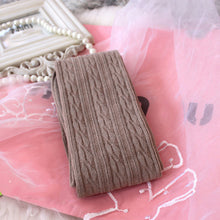 Wool Braid Over the Knee Thigh Highs Hose Stockings Twist Warm Stocking PY8 J4U66