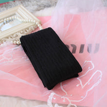 women wool braid over the knee thigh highs hose stockings twist warm stocking J4U66