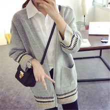 Women's Casual Long Cardigan Casual Ladies Slim Pocket Bat Sleeve Sweater S66 J4U66