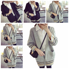 Women's Casual Long Cardigan Casual Ladies Slim Pocket Bat Sleeve Sweater S66 J4U66