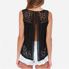 Women's Clothing Tops & Tees Tanks & Camis Women Vest Top Sleeveless Casual Hollow Out Lace Tank Tops J4U66