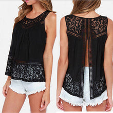 Women's Clothing Tops & Tees Tanks & Camis Women Vest Top Sleeveless Casual Hollow Out Lace Tank Tops J4U66