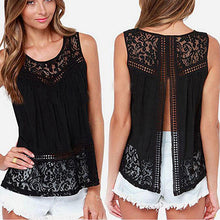 Women's Clothing Tops & Tees Tanks & Camis Women Vest Top Sleeveless Casual Hollow Out Lace Tank Tops J4U66