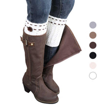 Women's Fashion Acrylic Fibers Soft and fashionable Knitted Leg Warmers Socks Boot Cover  J4U66