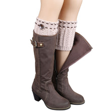 Women's Fashion Acrylic Fibers Soft and fashionable Knitted Leg Warmers Socks Boot Cover  J4U66