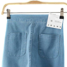 womens high waist skinny slim denim jeans trouser long pencil pants stretchy J4U66