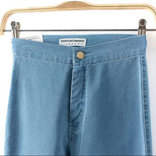 womens high waist skinny slim denim jeans trouser long pencil pants stretchy J4U66
