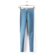 Women's High Waist Skinny Slim Denim Jeans Trouser Long Pencil Pants StretchyJFY66