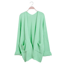 Women's Girls Long Sleeve Cardigan Knit Tops Sweater Knitwear Coat Outwear J4U66