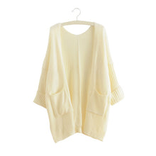 Women's Girls Long Sleeve Cardigan Knit Tops Sweater Knitwear Coat Outwear J4U66