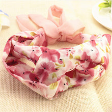 womens girls yoga elastic turban boho floral twisted knotted hair band headband J4U66