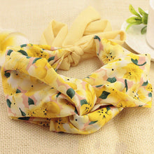 womens girls yoga elastic turban boho floral twisted knotted hair band headband J4U66
