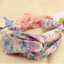 womens girls yoga elastic turban boho floral twisted knotted hair band headband J4U66