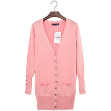 Women's Long Sleeve Sweater Coat Knitwear Cardigan Jacket Ladies Tops Knitted J4U66