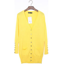 Women's Long Sleeve Sweater Coat Knitwear Cardigan Jacket Ladies Tops Knitted J4U66