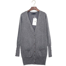 Women's Long Sleeve Sweater Coat Knitwear Cardigan Jacket Ladies Tops Knitted J4U66