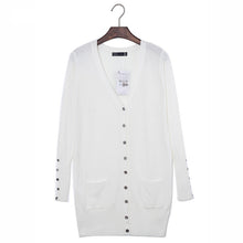 Women's Long Sleeve Sweater Coat Knitwear Cardigan Jacket Ladies Tops Knitted J4U66