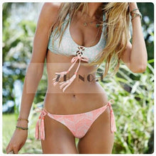 womens style bikini sets red wine retro bikini suit sexy weave bohemian beach swimming wear n04zn1 J4U66