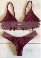 womens style bikini sets red wine retro bikini suit sexy weave bohemian beach swimming wear n04zn1 J4U66