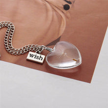 Women's Novetly Plants Wish Necklaces Jewelry 3 Shape Wish Glass Necklace Natural Dandelion Seed In Glass Long Necklace J4U66