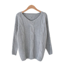 Women's Outerwear Long Sleeve Knit Pullover Jumper Loose Sweater Knitwear Tops PY5 J4U66