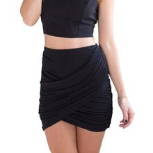 Women's Pleated Stretch Tight Sexy Bodycon Bandage Mini Skirt Short Pencil Skirts J4U66