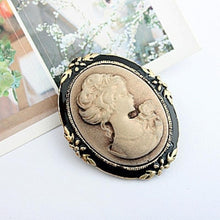 Women's Portrait Brooch Pin Vintage Cameo Elegant Brooch Pin Antique Wedding J4U66