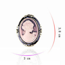 Women's Portrait Brooch Pin Vintage Cameo Elegant Brooch Pin Antique Wedding J4U66