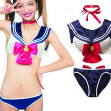 Women's Sexy Anime Lingerie Set Sailor Moon Underwear Bra Cosplay Costume Bikini Women Clothing J4U66