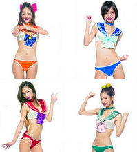Women's Sexy Anime Lingerie Set Sailor Moon Underwear Bra Cosplay Costume Bikini Women Clothing J4U66