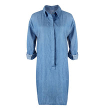 Women's Sexy Casual Blue Denim Shirt Blouse Top Type Party Club Mini Jeans Dress J4U66