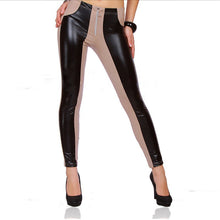 Women's Sexy Shiny Wet Look Full Length Leggings with Zipper M/L/XL/XXL/XXXL LY3 J4U66