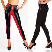 Women's Sexy Shiny Wet Look Full Length Leggings with Zipper M/L/XL/XXL/XXXL LY3 J4U66