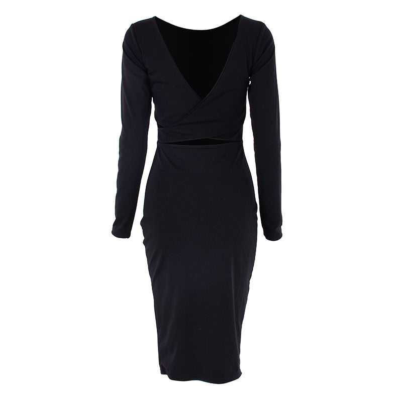 Women's Sexy Bandage Slim Dress Bodycon Evening Party Short Knee Dresses J4U66