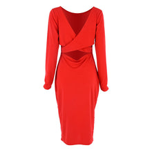 Women's Sexy Bandage Slim Dress Bodycon Evening Party Short Knee Dresses J4U66