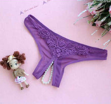 Women's Sexy lingerie Open Crotch Thongs G-string V-string Panties Knickers UnderwearJFY66