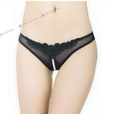 Women's Sexy lingerie Open Crotch Thongs G-string V-string Panties Knickers UnderwearJFY66