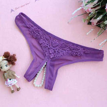 Women's Sexy lingerie Open Crotch Thongs G-string V-string Panties Knickers UnderwearJFY66