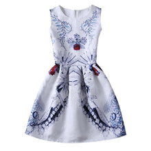 Women's Sleeveless Casual Sundress Flower Cotton Pleated Short Floral Mini Dress  J4U66