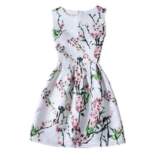 Women's Sleeveless Casual Sundress Flower Cotton Pleated Short Floral Mini Dress  J4U66