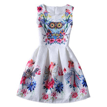 Women's Sleeveless Casual Sundress Flower Cotton Pleated Short Floral Mini Dress  J4U66