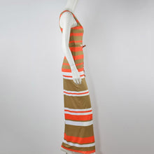 Women's Boho Long Maxi Dress Sleeveless O Neck Evening Party Beach Striped Dresses Sundress PY3 J4U66