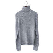 womens turtleneck long knit casual long sleeve pullover outwear tops sweater J4U66