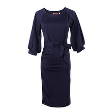 Womens Bodycon Short Sleeve Office OL Work Business Party Dress S-XL  J4U66