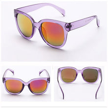 Womens Men UV 400 Rivet Sunglasses Plastic Frame Round Shades Oversized Eyewear  J4U66