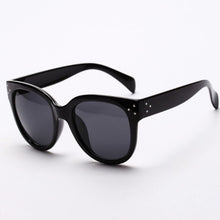 Womens Men UV 400 Rivet Sunglasses Plastic Frame Round Shades Oversized Eyewear  J4U66